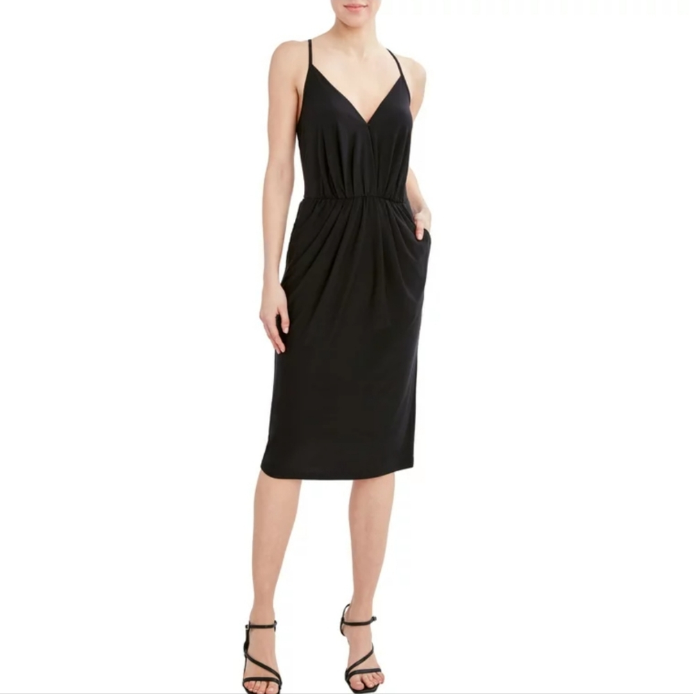 BCBG Paris Women's Draped Midi Dress